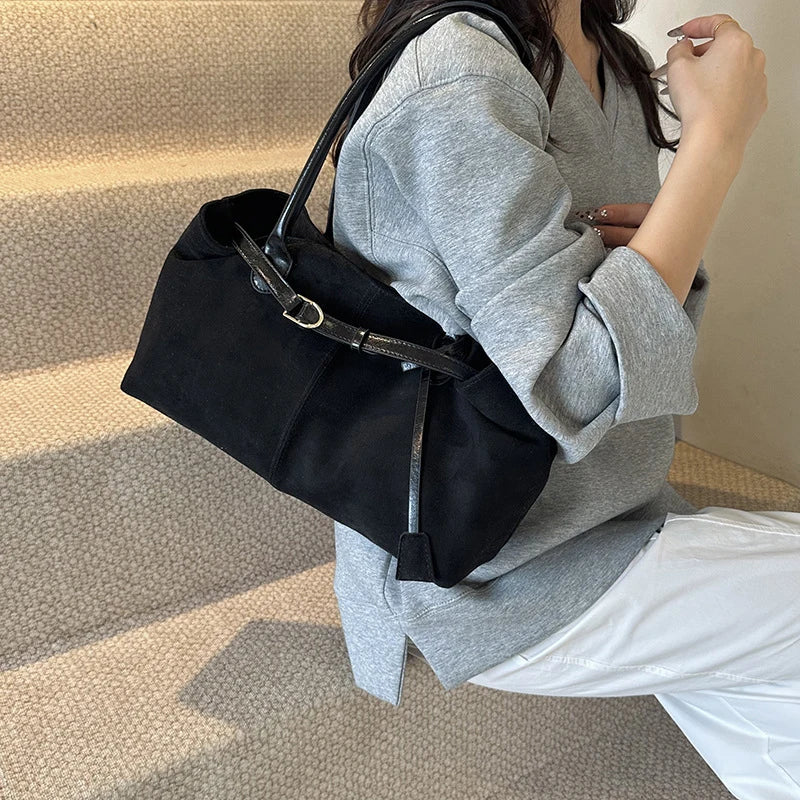 Tote Bag aus Wildleder