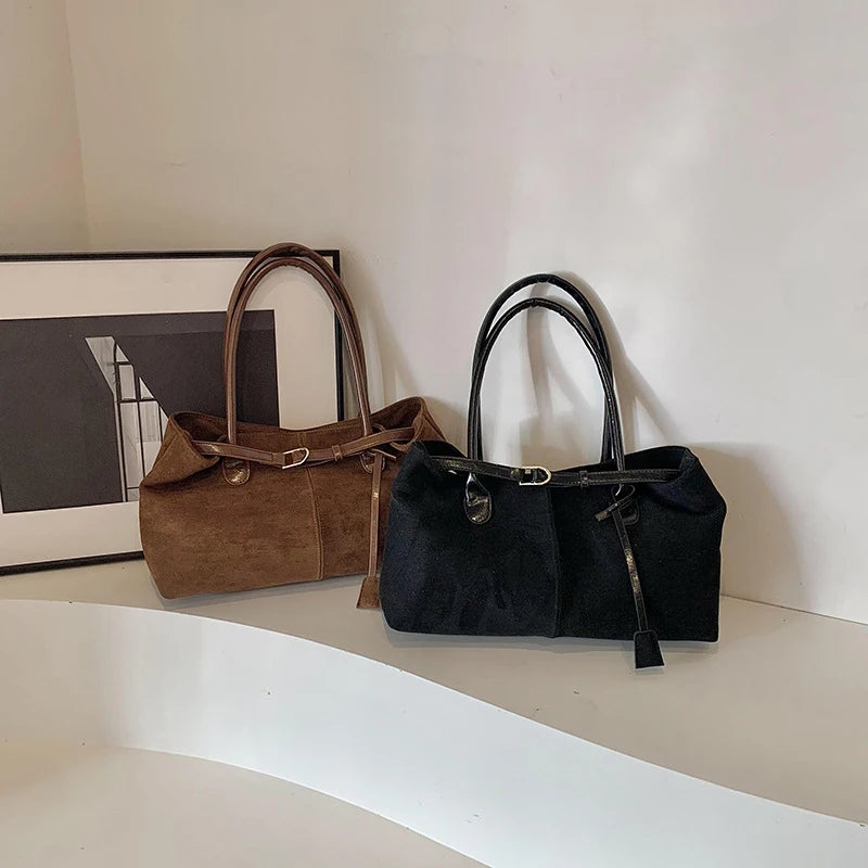 Tote Bag aus Wildleder