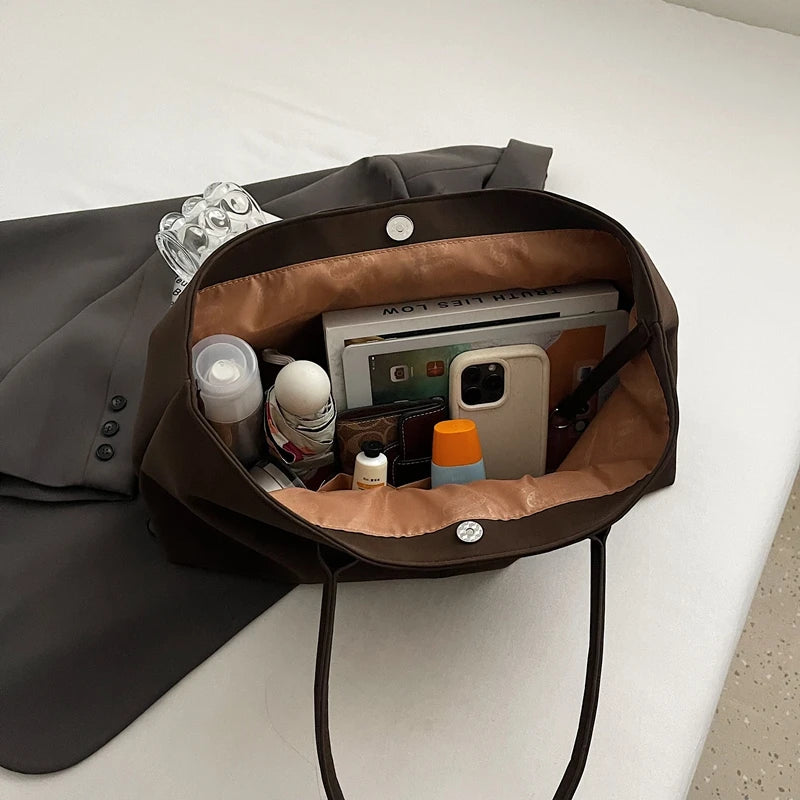 Tote Bag aus weichem PU-Leder