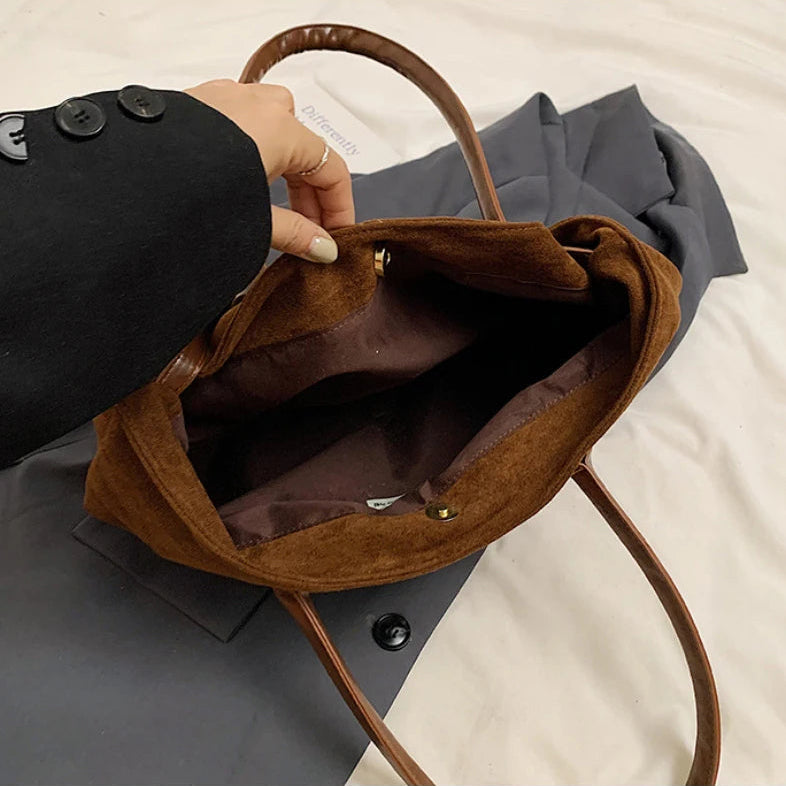 Tote Bag aus Wildleder