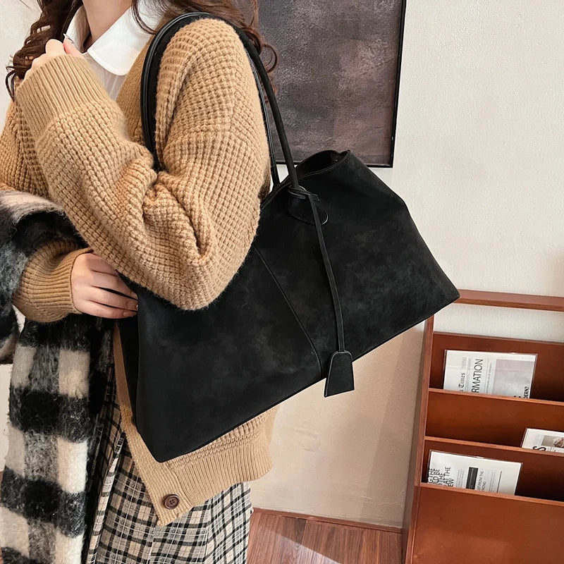 Tote Bag aus weichem PU-Leder