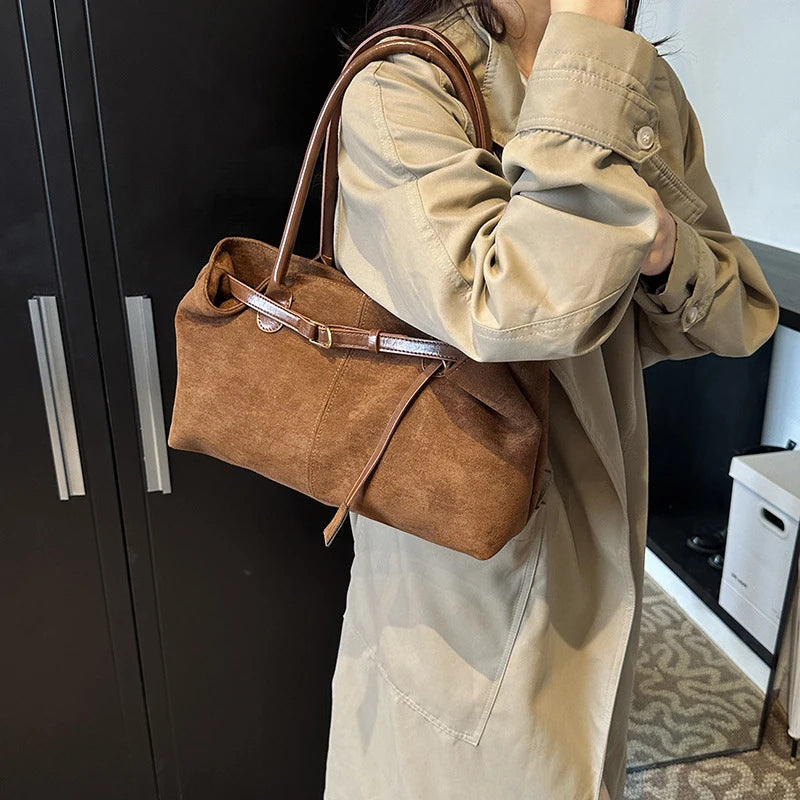 Tote Bag aus Wildleder